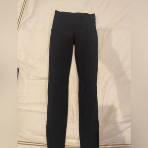 Lululemon full length pocket black pants